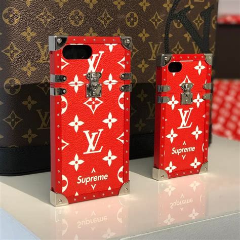 supreme louis vuitton phone case iphone 8 plus|louis vuitton x supreme font.